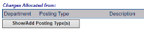 Show or Add Posting Type button detail in the Charges allocated from section of the Folio Definitions tab
